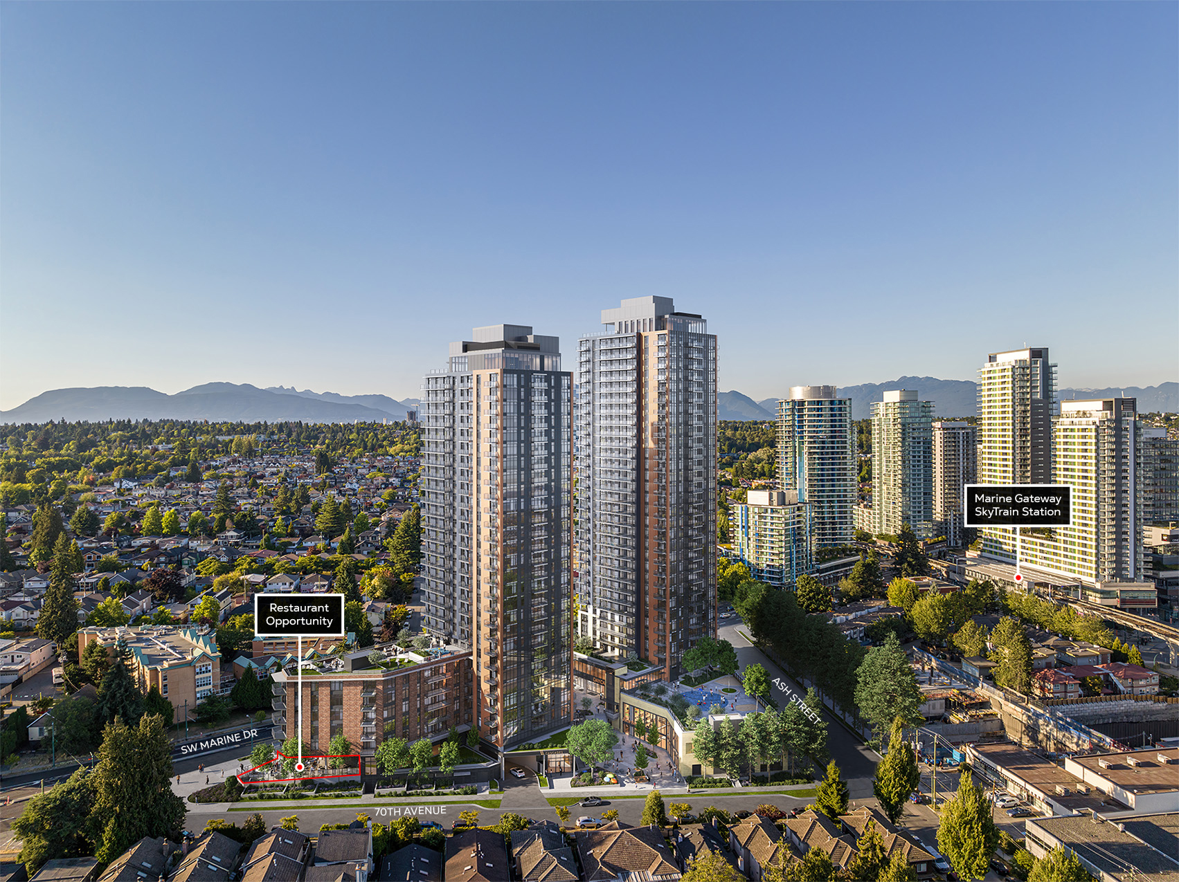 The Cascades | 622 SW Marine Dr - Aerial