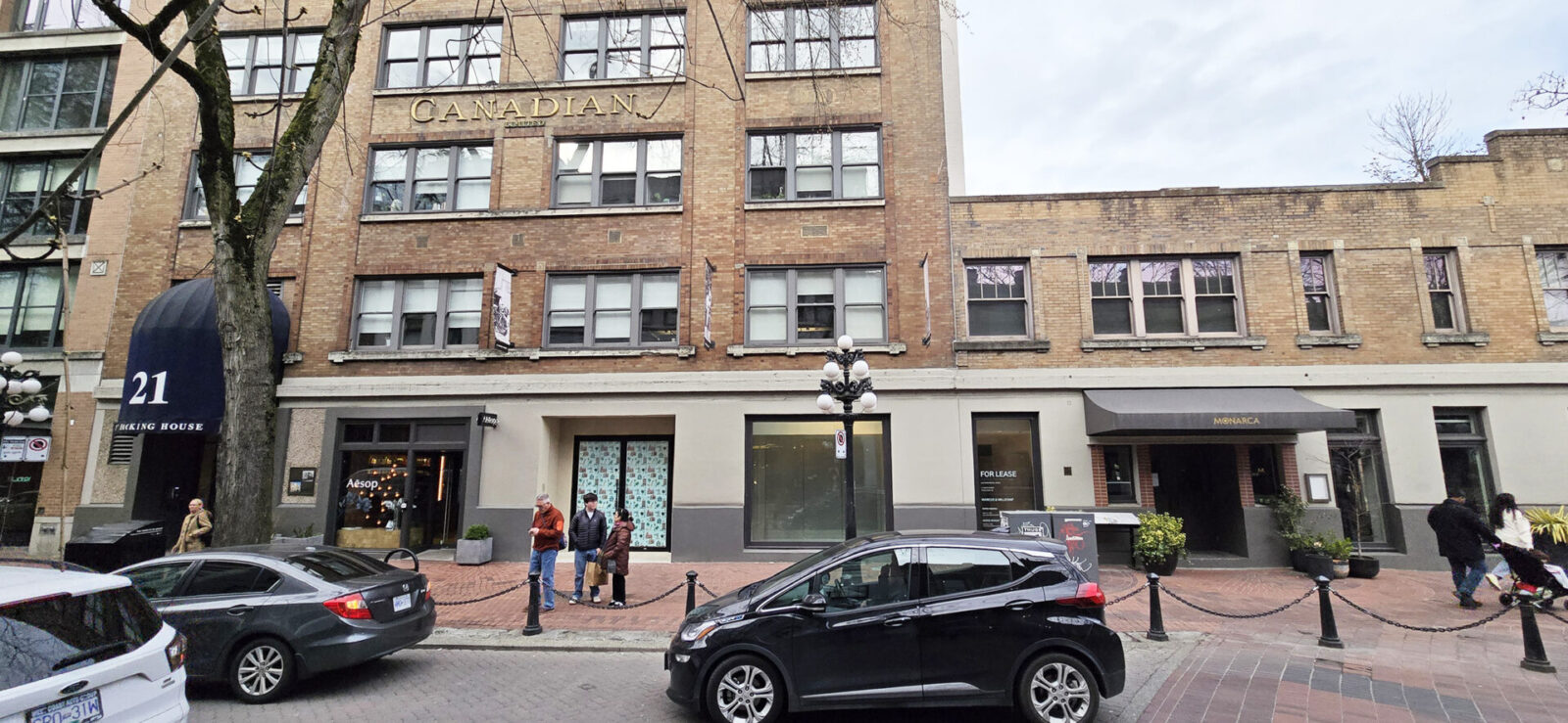 Retail space for lease in Gastown