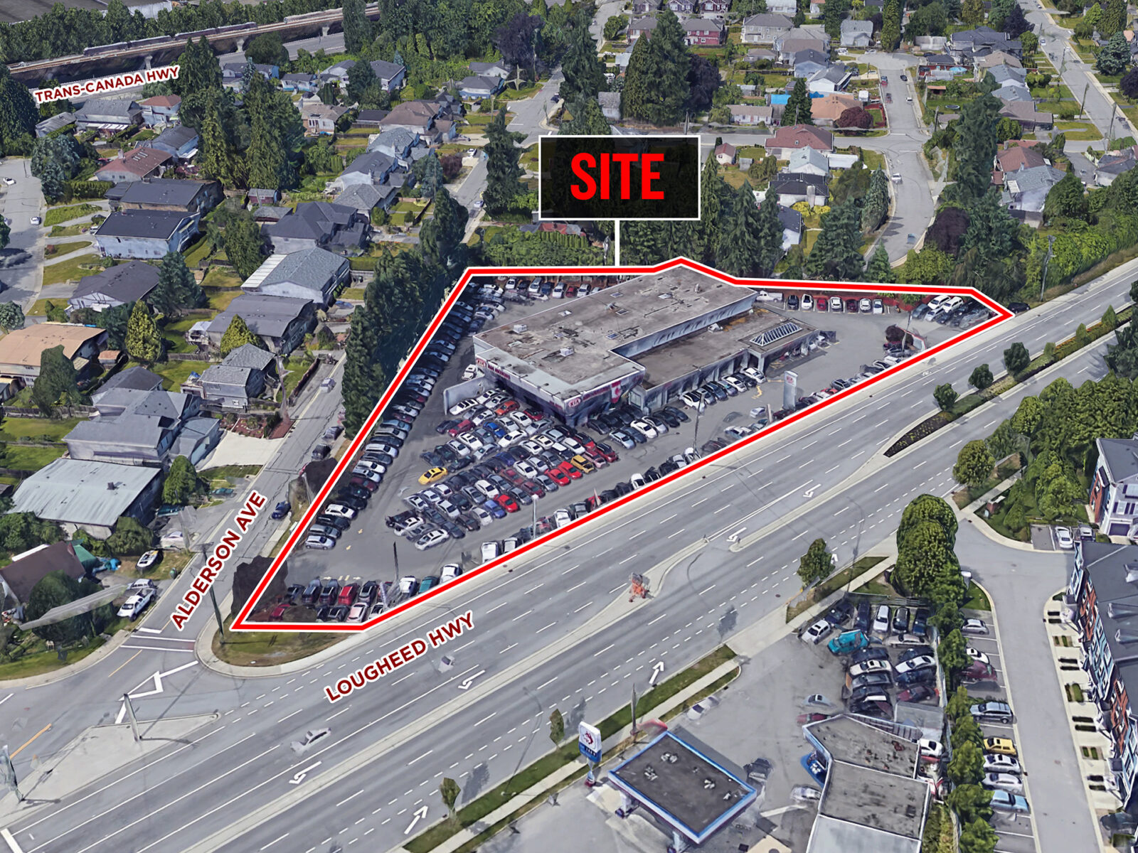 Lot and Building for Lease in Coquitlam, BC